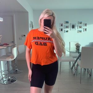 SUPER BAD CROPPED TEE